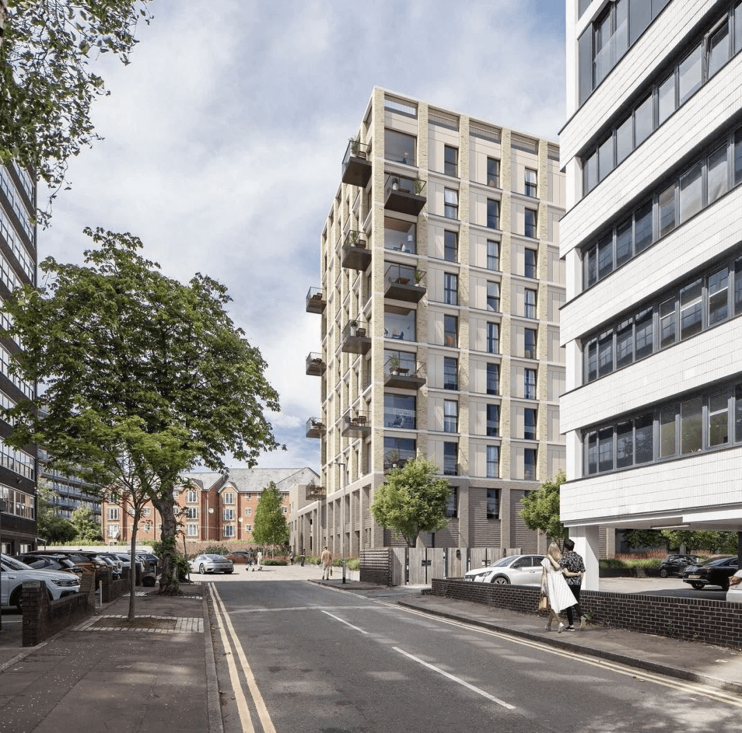 Depiction of the exterior view at Velocity a future residential property in Old Trafford (1)