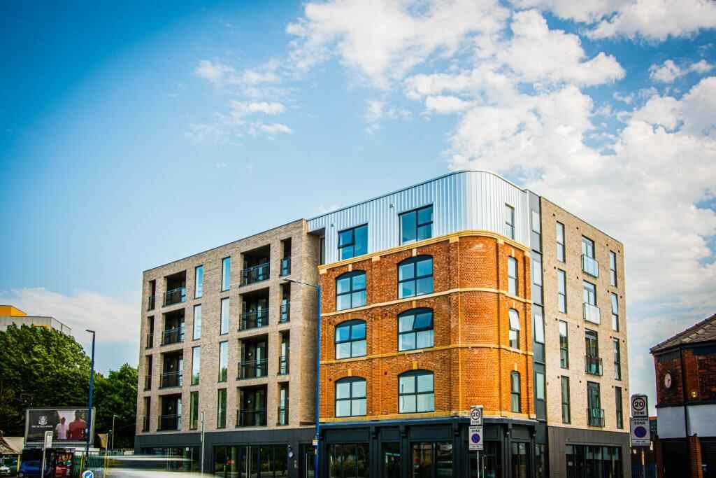 External of POPworks residential buildong on Oldham road Manchester